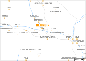 map of Alhabia