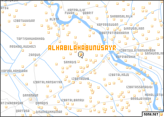 map of Al Hābīlah Abū Nuşayr