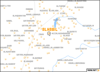 map of Al Ḩabīl