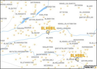 map of Al Ḩabīl