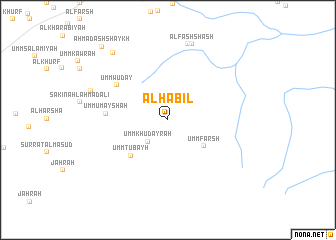 map of Al Ḩabīl