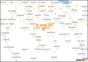 map of Al Ḩablah