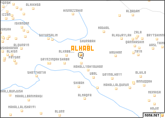 map of Al Ḩabl