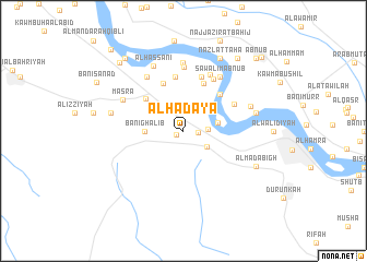 map of Al Hadāyā