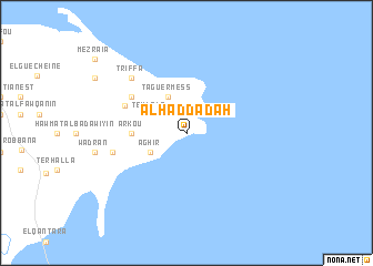 map of Al Ḩaddādah