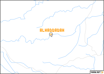 map of Al Ḩaddādah