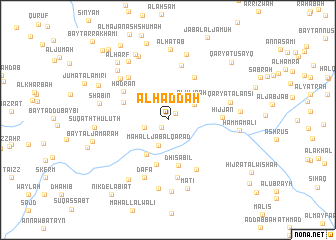 map of Al Ḩaddah
