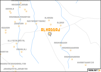 map of Al Ḩaddāj