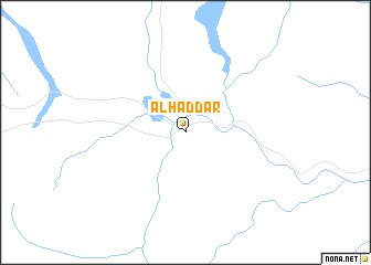 map of Al Ḩaddār