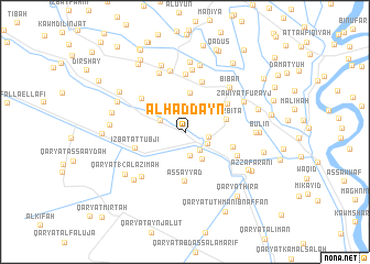 map of Al Ḩaddayn