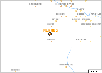 map of Al Ḩadd