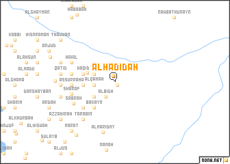 map of Al Ḩadīdah