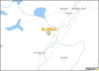 map of Al Hādīn