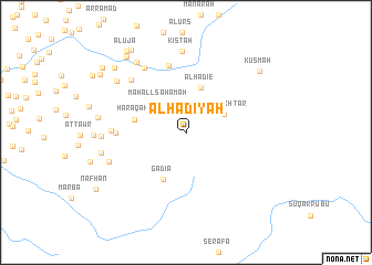 map of Al Ḩadīyah