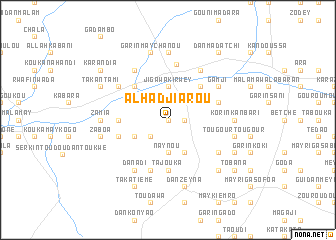 map of Alhadji Arou