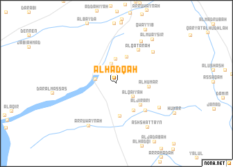 map of Al Ḩadqah