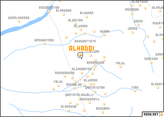 map of Al Ḩadqī