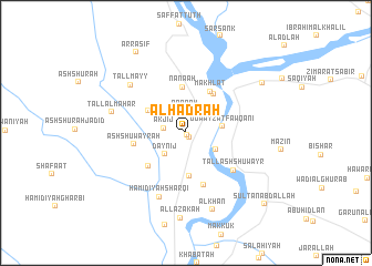 map of Al Ḩaḑrah