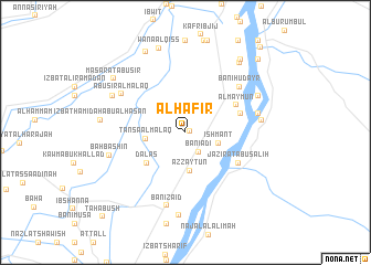 map of Al Ḩāfir