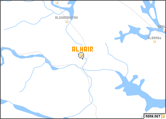 map of Al Ḩāʼir