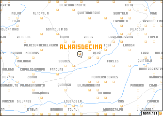 map of Alhais de Cima