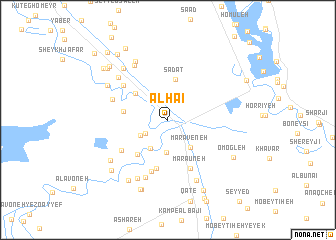 map of Alhā\