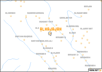 map of Al Ḩajājah