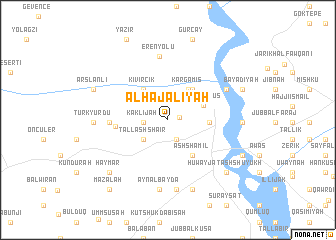 map of Al Ḩajalīyah