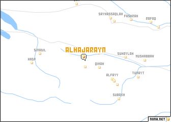 map of Al Ḩajarayn