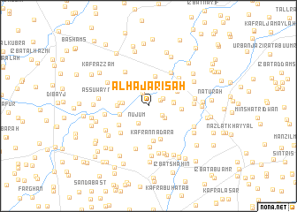 map of Al Hajārisah