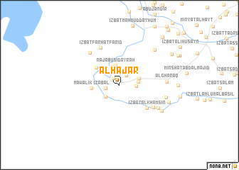 map of Al Ḩajar