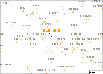 map of Al Hajar