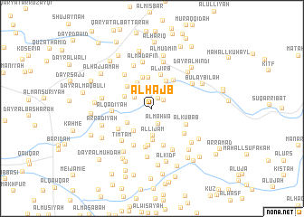 map of Al Ḩajb