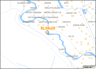 map of Al Ḩājir