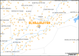 map of Al Ḩajjājīyah