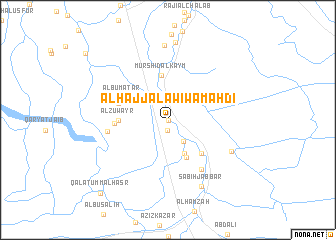 map of Al Ḩājj ‘Alāwī wa Mahdī