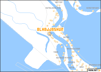 map of Al Ḩājj Ashūr