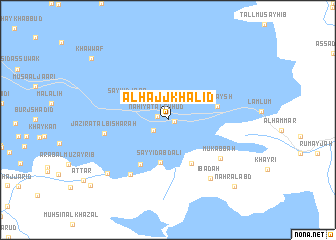 map of Al Ḩājj Khālid