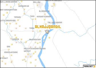 map of Al Ḩājj Qandīl