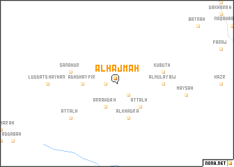 map of Al Hajmah