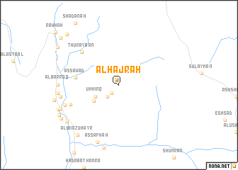 map of Al Ḩajrah