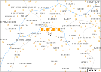map of Al Hajrah
