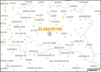 map of Al Ḩākimīyah