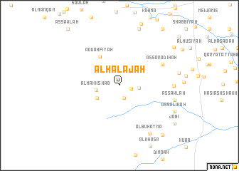 map of Al Halajah