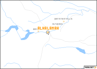 map of Al Ḩalamah