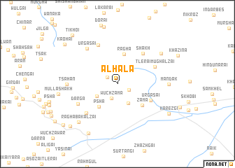 map of Alhāla