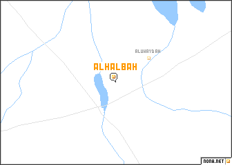 map of Al Ḩalbah