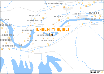 map of Al Ḩalfāyah Qiblī