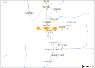 map of Al Ḩamadah