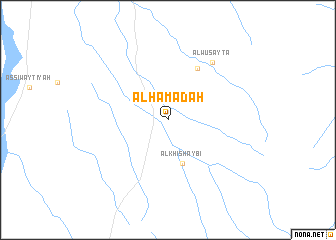 map of Al Ḩamādah